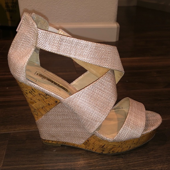 BCBGeneration Tan Wedges - Picture 6 of 7